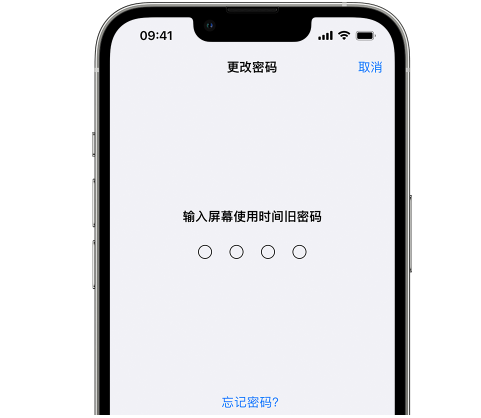 威县iPhone屏幕维修分享iPhone屏幕使用时间密码忘记了怎么办 