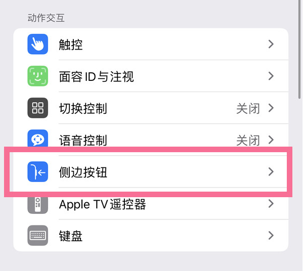 威县苹果14维修店分享iPhone14 Plus侧键双击下载功能关闭方法 