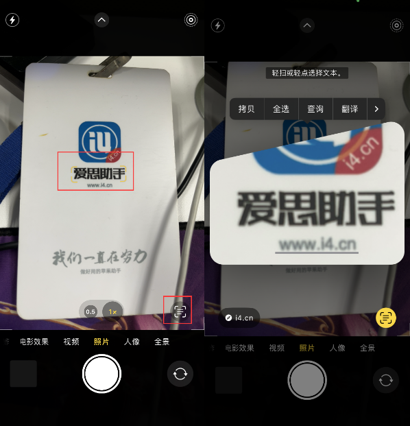 威县苹果手机维修分享升级iOS 16后如何通过相机翻译文本 
