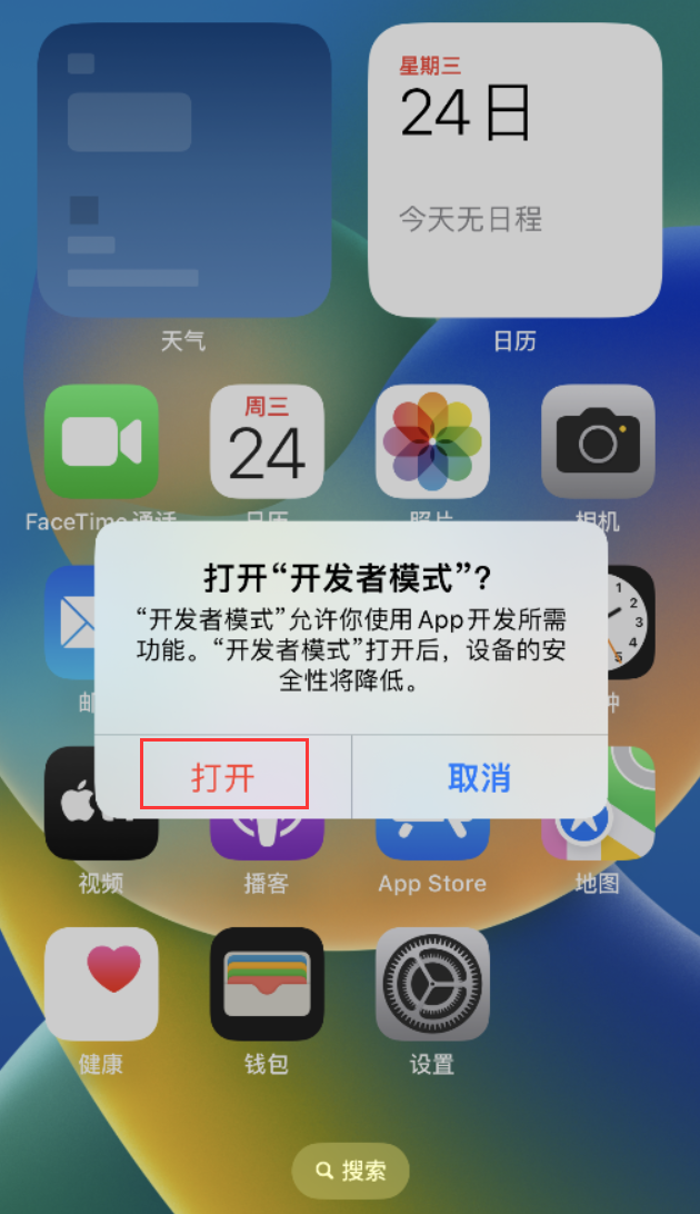 威县苹果手机维修分享如何打开开发者模式 