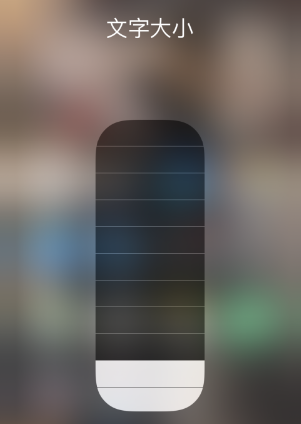 威县苹果手机维修分享小技巧：在 iPhone 控制中心快速调节字体大小 