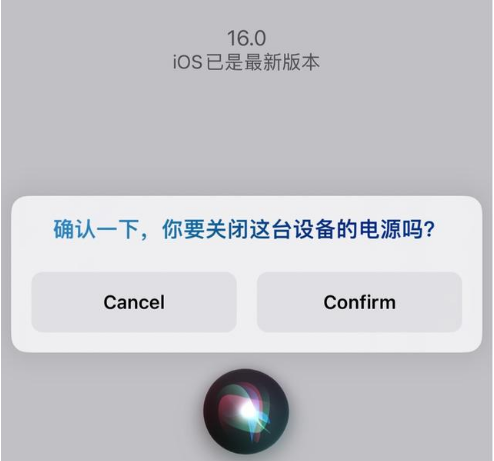 威县苹果手机维修分享iOS 16 Beta5为什么要取消Siri语音关机功能 