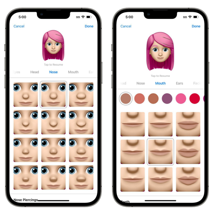 威县苹果手机维修分享​iOS 16中的拟我表情有了哪些变化和升级 